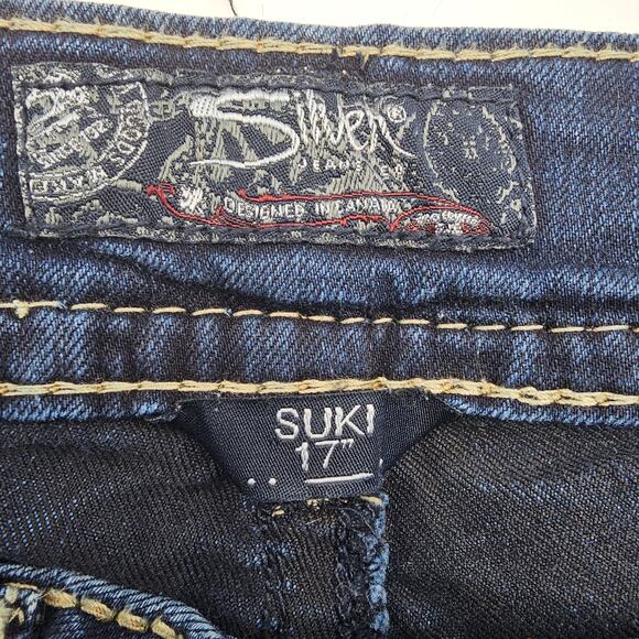 Silver Jeans Co Woman size W26/L31 Suki 17 Mid Slim Bootcut Denim Blue Jeans Y2K - Picture 6 of 9